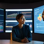 Home 16 AI 바이어스 완화 정책의 개발 과정 - A group of people from diverse backgrounds – including various ethnicities, genders, and age groups,...