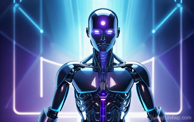 AI 바이어스 완화 정책의 개발 과정 - A highly focused female AI ethicist in her mid-30s, dressed in smart business attire, is seated at a...