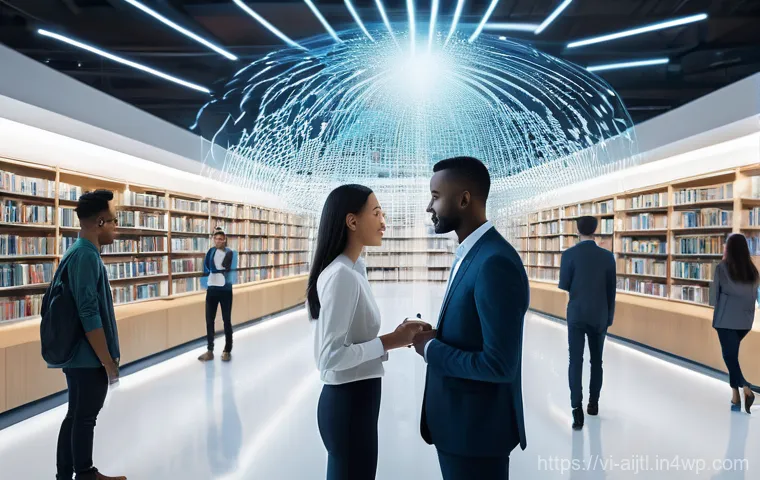 AI 바이어스 완화의 중요성 - **Prompt 1: AI in Everyday Opportunities**
    "A diverse group of young adults, including individua...