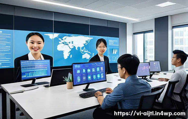 AI 바이어스 감지와 완화를 위한 문화적 접근 - A diverse group of Vietnamese AI developers and cultural experts collaborating in a modern office se...